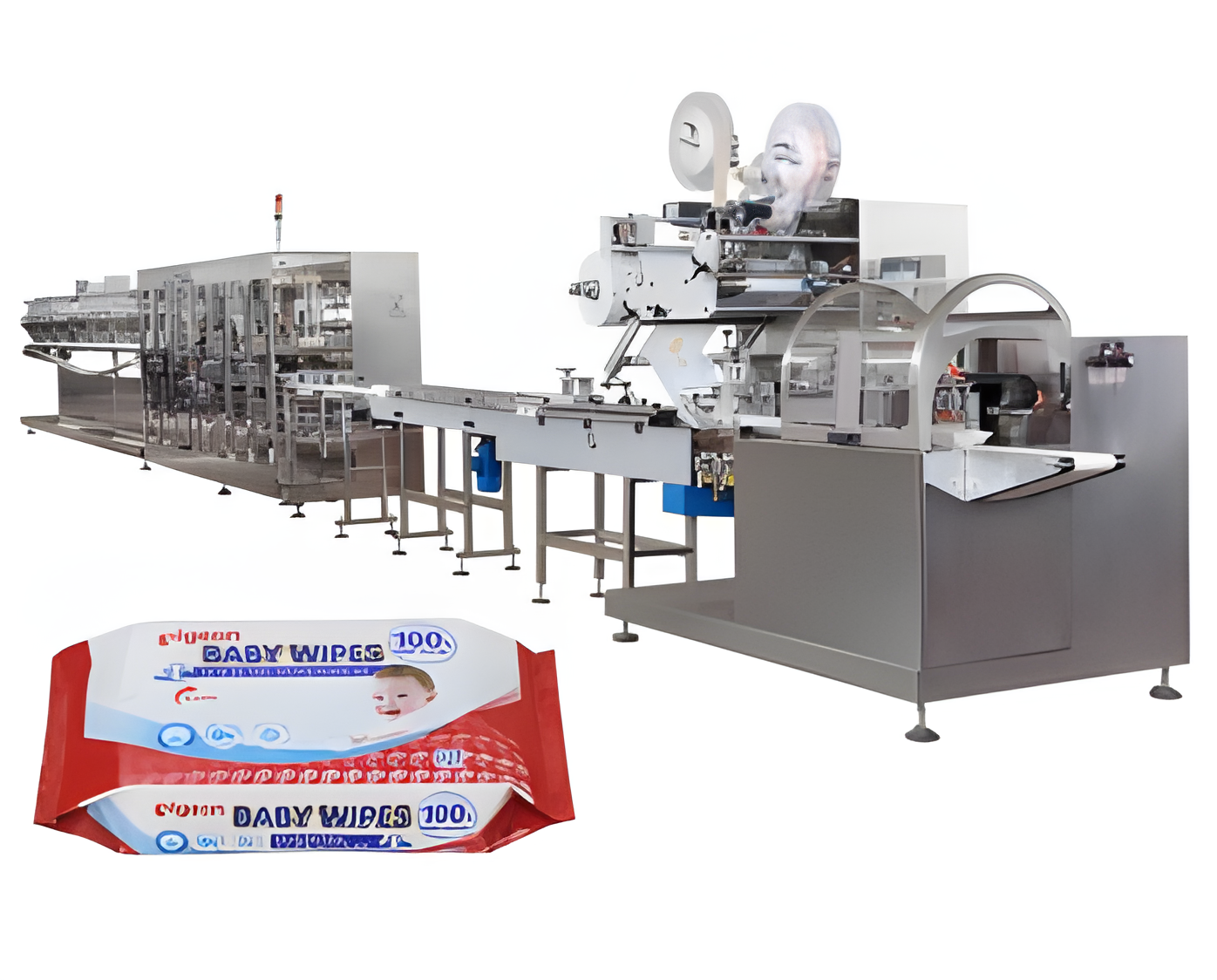 Çoklu Islak Mendil Makinası